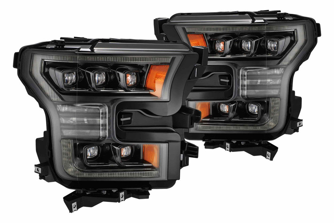 Ford F150 (15-17): Alpharex Nova Alpha Black Headlights