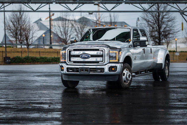 Ford Super Duty (11-16) : phares à LED Morimoto Xb (ambre Drl)