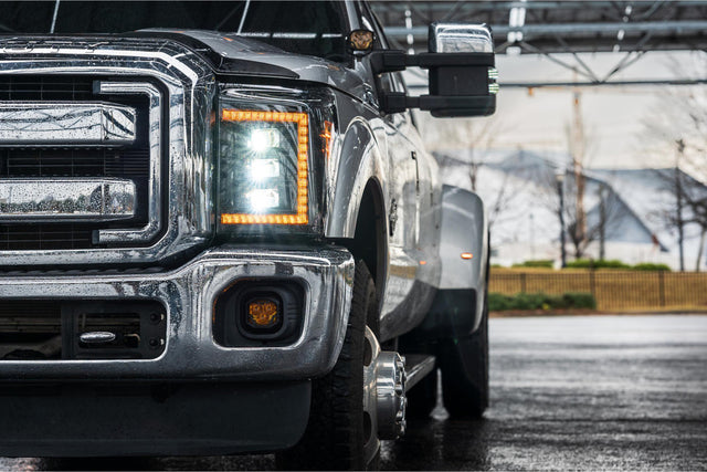 Ford Super Duty (11-16): Morimoto Xb Led Headlights (Amber Drl)