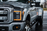 Ford Super Duty (11-16) : phares à LED Morimoto Xb (ambre Drl)