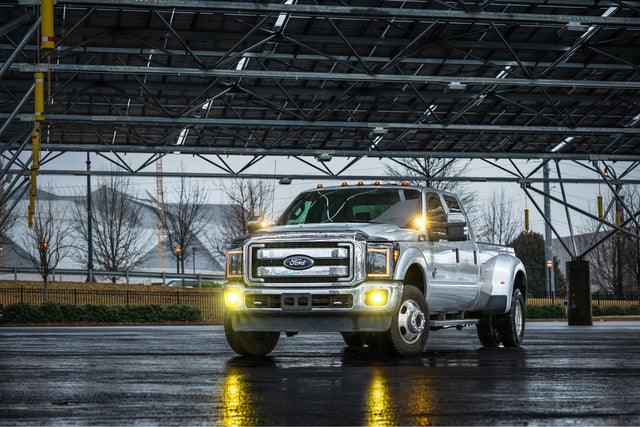 Ford Super Duty (11-16) : phares à LED Morimoto Xb (ambre Drl)