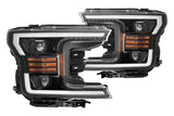 Ford F150 (18-20): Alpharex Pro Jet Black Headlights