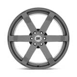 Alliages durs Black Rhino - KAROO | Modèle de boulon 24X10 / 30 Offset / 6X135 | 2410KAR306135G87