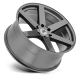 Alliages durs Black Rhino - KAROO | Modèle de boulon 24X10 / 30 Offset / 6X135 | 2410KAR306135G87