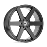 Alliages durs Black Rhino - KAROO | Modèle de boulon 24X10 / 30 Offset / 6X135 | 2410KAR306135G87