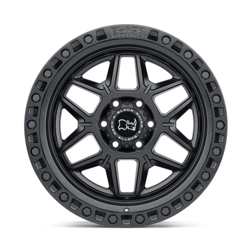 Rhinocéros noir - KELSO | 17X9 / 0 Décalage / 5X127 Modèle de boulon | 1790KLS005127M71