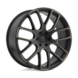 Alliages durs Black Rhino - KUNENE | Modèle de boulon 20X9 / 30 Offset / 5X127 | 2090KUN305127M71