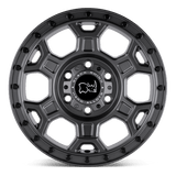 Alliages durs Black Rhino - MIDHILL | Modèle de boulon 18X8 / 48 Offset / 5X130 | 1880MHL485130G78