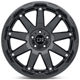 Alliages durs Black Rhino - OCEANO | Modèle de boulon 20X9,5 / 12 Offset / 6X139,7 | 2095OCN126140B12