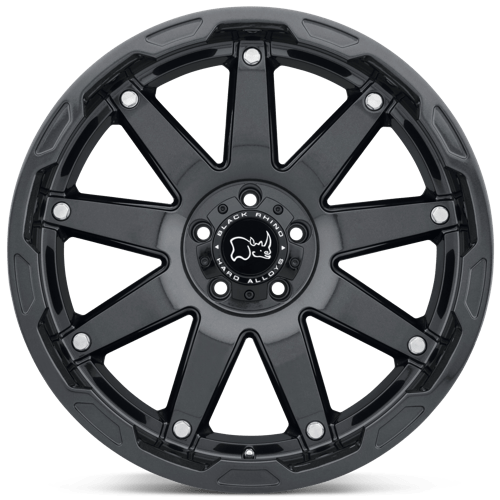 Alliages durs Black Rhino - OCEANO | Modèle de boulon 20X9,5 / 12 Offset / 6X139,7 | 2095OCN126140B12