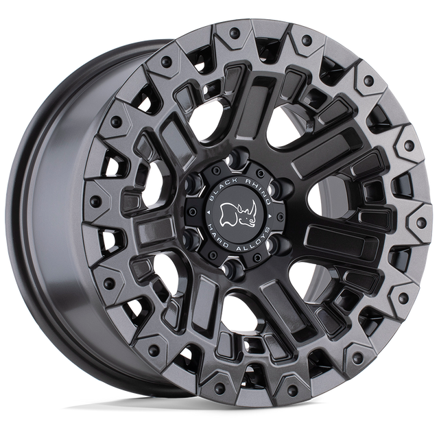 Alliages durs Black Rhino - OZARK | Modèle de boulon 17X9,5 / 12 Offset / 6X120 | 1795ZRK126120G67