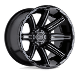 Black Rhino Hard Alloys - RAMPAGE | 20X9.5 / 12 Offset / 5X150 Bolt Pattern | 2095RPG125150B10