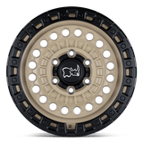 Rhinocéros noir - SENTINEL | 17X8.5 / -18 Décalage / 8X165.1 Modèle de boulon | 1785STN-88165D25