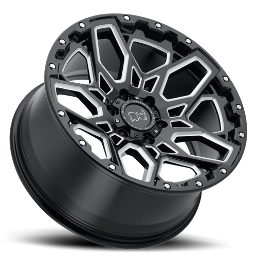 Alliages durs Black Rhino - SHRAPNEL | 18X9,5 / 12 Offset / 5X150 Bolt Pattern | 1895SHR125150B10