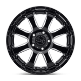 Rhinocéros noir - SIERRA | 17X9 / 12 Offset / 6X139.7 Modèle de boulon | 1790SRA126140B12