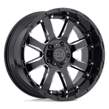 Rhinocéros noir - SIERRA | 17X9 / 12 Offset / 6X139.7 Modèle de boulon | 1790SRA126140B12