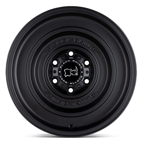 Rhinocéros noir - SOLIDE | 17X9.5 / -18 Décalage / 5X127 Boulon Motif | 1795SLD-85127M71