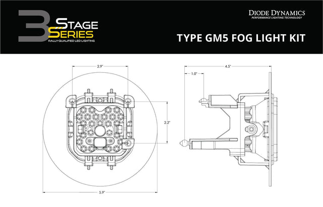 Gm5: Diode Dynamics SS3 Fog Lights
