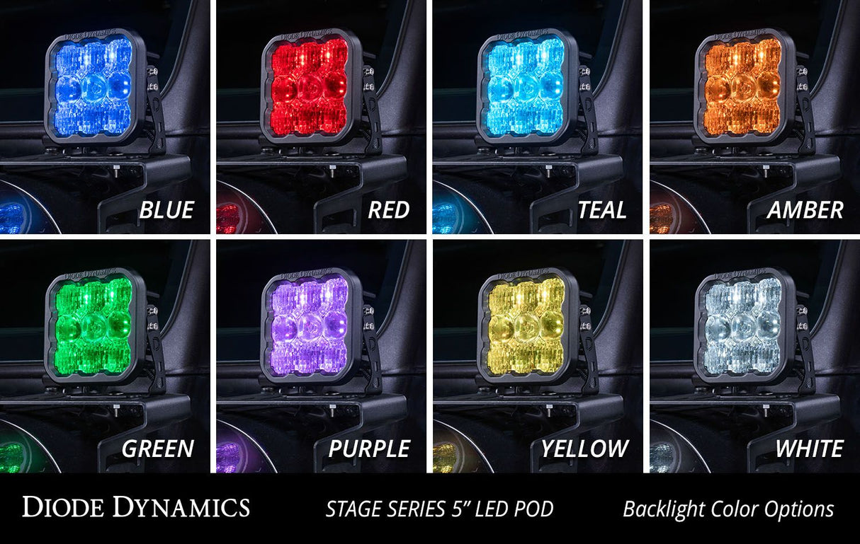 Barre lumineuse LED Stage Series 5" SS5 Crosslink 6 Pod (une) 