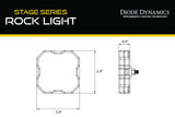 Lampe de roche à DEL RGBW de la série Stage (paquet de 4)