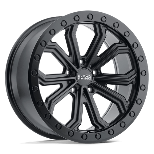 Alliages durs Black Rhino - TRABUCO | Modèle de boulon 17X8 / 25 Offset / 5X120 | 1780TBC255120M76