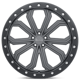 Alliages durs Black Rhino - TRABUCO | Modèle de boulon 22X10 / 30 Offset / 5X120 | 2210TBC305120G76