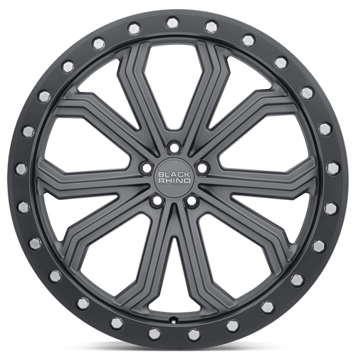 Alliages durs Black Rhino - TRABUCO | Modèle de boulon 22X10 / 30 Offset / 5X120 | 2210TBC305120G76