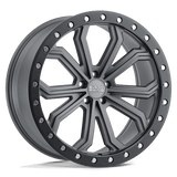 Alliages durs Black Rhino - TRABUCO | Modèle de boulon 18X8 / ​​25 Offset / 5X112 | 1880TBC255112G66