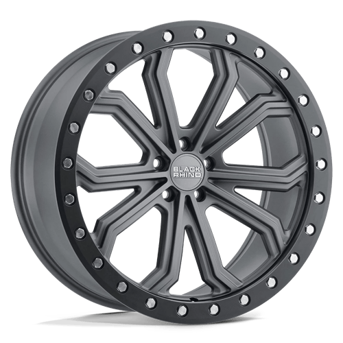 Alliages durs Black Rhino - TRABUCO | Modèle de boulon 18X8 / ​​25 Offset / 5X112 | 1880TBC255112G66