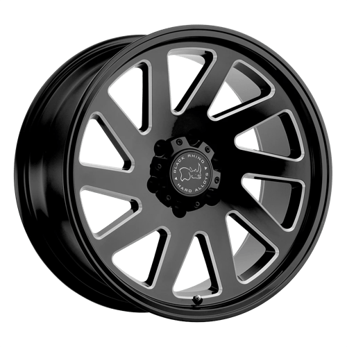 Alliages durs Black Rhino - THRUST | Modèle de boulon 22X12 / -44 Offset / 8X180 | 2212THR-48180B25