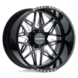 Black Rhino Hard Alloys - TWISTER | 24X14 / -76 Offset / 5X127 Bolt Pattern | 2414TWS-65127B71L