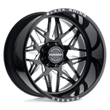 Alliages durs Black Rhino - TWISTER | 22X14 / -76 Offset / 5X127 Modèle de boulon | 2214TWS-65127B71L