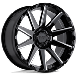 Alliages durs Black Rhino - TYPHOON | 17X9,5 / -18 Offset / 6X139,7 Modèle de boulon | 1795TYN-86140B12