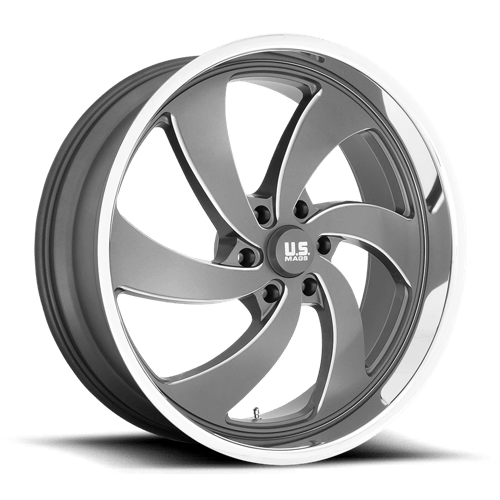 US Mag 1PC - U133 DESPERADO | 24X10 / 25 Offset / 6X139.7 Bolt Pattern | U133240077+25R