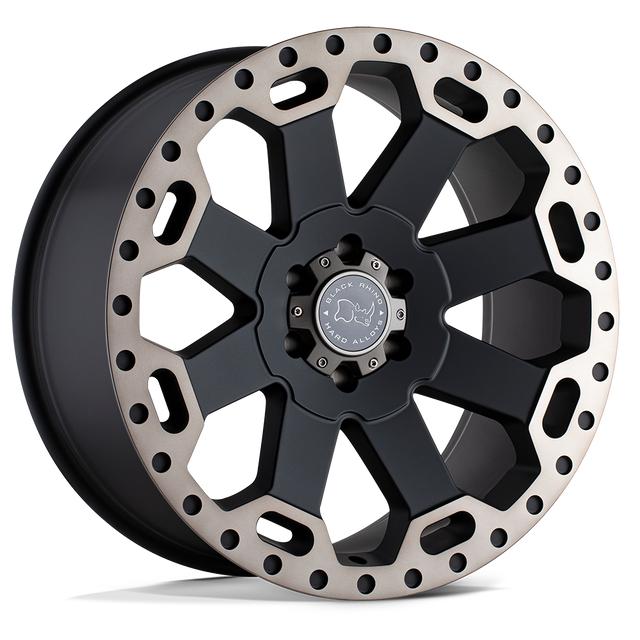 Black Rhino - WARLORD | 17X8 / 52 Offset / 6X130 Bolt Pattern | 1780WAR526130M84