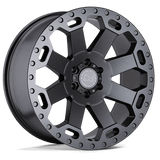Black Rhino Hard Alloys - WARLORD | 18X9 / -12 Offset / 8X180 Bolt Pattern | 1890WAR-28180G25