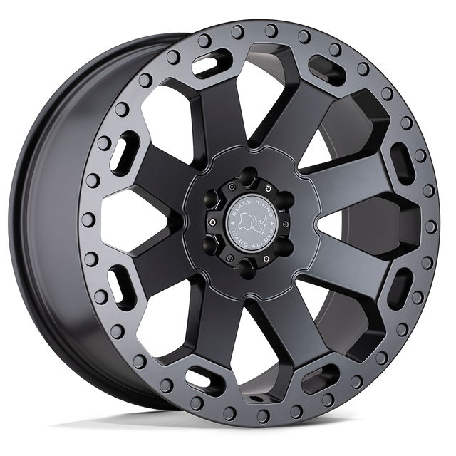 Black Rhino Hard Alloys - WARLORD | 17X9 / 12 Offset / 8X180 Bolt Pattern | 1790WAR128180G25