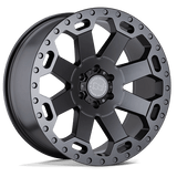 Black Rhino Hard Alloys - WARLORD | 17X9 / 12 Offset / 6X139.7 Bolt Pattern | 1790WAR126140G12