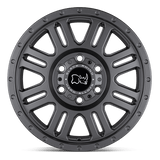 Rhinocéros noir - YELLOWSTONE | 17X8 / Décalage 45 / Modèle de boulon 6X130 | 1780YWN456130G84